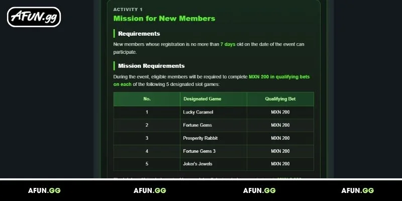 slot-mission-for-new-members-registering-on-member-day